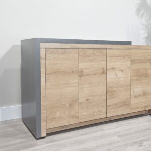 MARAM DESIGN OFFICE Jade Plus Storage Credenza Planked & Storm