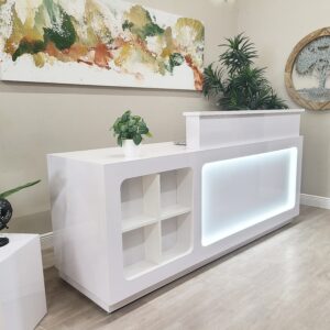 MARAM DESIGN OFFICE Sapphire Reception Desk Dover & White