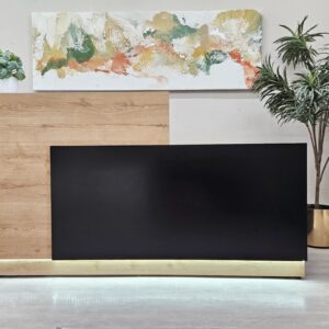 MARAM DESIGN OFFICE Jade Plus 72 inch Planked Urban & Matte Black