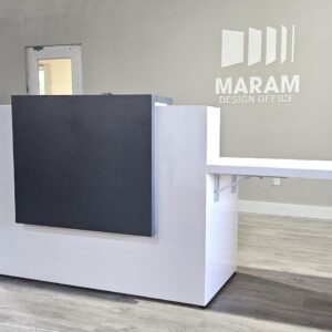 MARAM DESIGN OFFICE Jade Reception Desk + ADA Folding