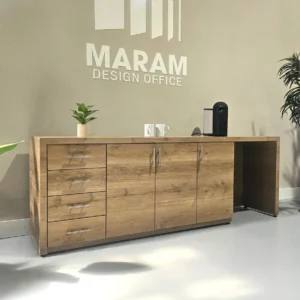 Storage Credenza (Planked Urban Oak)